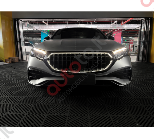 Mercedes Benz W214 LED GT Panamericana stiliaus grotelės BLACK